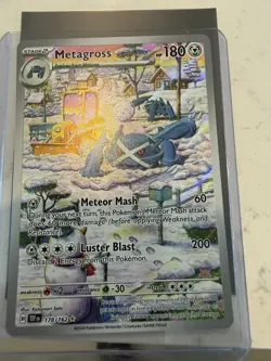 Pokemon TCG Metagross 178/162 Temporal Forces Holo Illustration Rare 👀 Nice! - Image 1