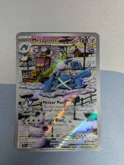 Pokemon TCG Metagross 178/162 Holo Illustration Rare Card Temporal Forces - Image 1