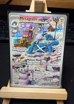 Pokemon TCG Metagross 178/162 – Illustration Rare – Temporal Forces – NM - Image 1