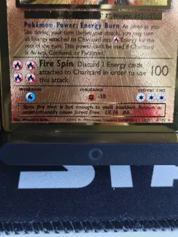 Pokemon TCG Charizard 4/102 Celebrations Gold Metal Card - Image 5