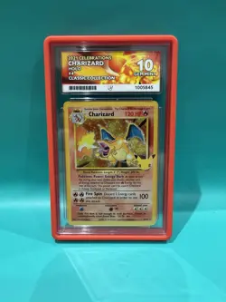 Pokemon TCG Charizard Celebrations Holo Card 4/102 Classic Collection Ace 10 - Image 1