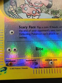 Snubbull 101/144 Skyridge Reverse Holo Mid-Era Vintage Pokemon Card Great Tcg Vt - Image 3