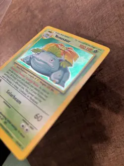 Base Set Pokemon TCG Venusaur Holo Rare 15/102 MP - Image 2