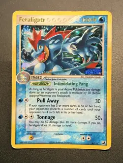 Feraligatr - 4/115 - EX Unseen Forces Stamped Reverse Holo Card Pokemon TCG - Image 1