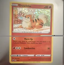 Pokemon TCG Growlithe 4/15 McDonald's 2022 Holo Promo Basic HP80 English - Image 1