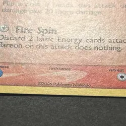 Pokemon TCG Flareon 2/17 POP Series 3 Holo Rare 2006 70 HP English Card NM - Image 5