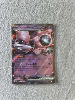 Pokemon TCG Team Rocket's Mewtwo EX 081/182 Sv10: Destined Rivals Near Mint - Image 1