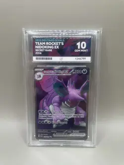 ACE 10 Team Rocket's Nidoking ex 216/182 Destined Rivals Pokemon TCG - Image 1