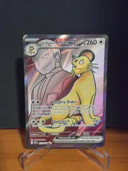 Team Rocket's Persian - Ultra Rare - Destined Rivals 219/182 - NM - Pokemon Card - Image 1