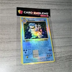 Blastoise 2/102 Base Set Holo Rare 1999 English HP 100 Stage 2 card skin - Image 1