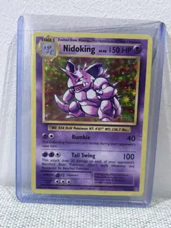Pokemon Nidoking 45/108 Holo Rare XY Evolutions 2016 English Card - Image 1