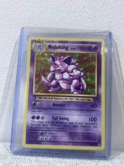 Pokemon Nidoking 45/108 Holo Rare XY Evolutions 2016 English Card - Image 3