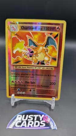 Pokemon TCG XY Evolutions 2016 Charizard Reverse Holo Card 11/108 - Image 1