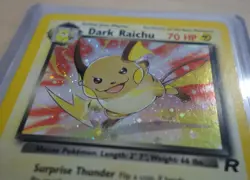 Pokemon TCG Dark Raichu #83/82 - Team Rocket Secret Rare Holo - LP- - Image 3
