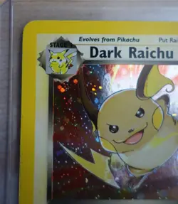 Pokemon TCG Dark Raichu #83/82 - Team Rocket Secret Rare Holo - LP- - Image 4