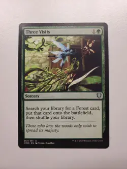 MTG Magic Three Visits Commander Legends 261 NM - Image 1
