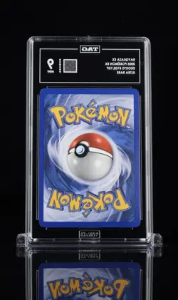 Nintendo Pokemon TCG 2005 Rayquaza ex 102/107 EX Deoxys Holo TAG Graded - Image 2