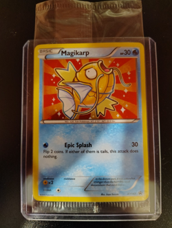 Pokemon Holo Magikarp MP XY143 Promo Card 2016 Target Cosmos XY TCG Sealed - Image 1