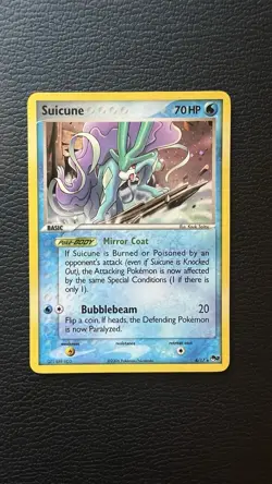 Suicune 4/17 POP Series 2 Holo Rare Pokemon TCG - Image 1