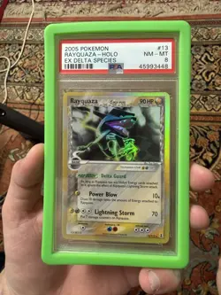 Rayquaza 13/113 Delta Species Holo Vintage Pokemon TCG 2005 PSA 8 - Image 4