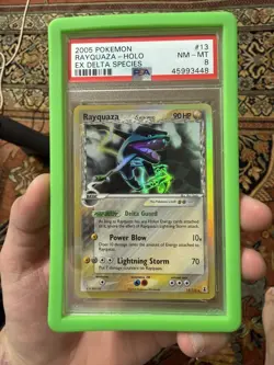 Rayquaza 13/113 Delta Species Holo Vintage Pokemon TCG 2005 PSA 8 - Image 5