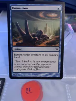 MTG Unsummon Conflux 37/145 Regular Common - Image 1