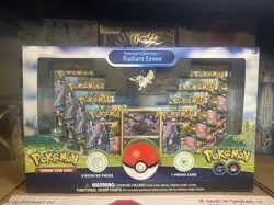 Pokemon TCG: Sword & Shield Pokemon GO Radiant Eevee Premium Collection SEALED - Image 1