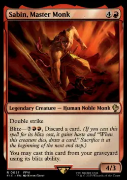 Commander: FINAL FANTASY #57 Sabin, Master Monk - Image 1