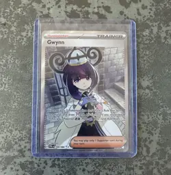 Pokemon TCG Gwynn Trainer Supporter Full Art Holo Ultra Rare 109/084 English - Image 1