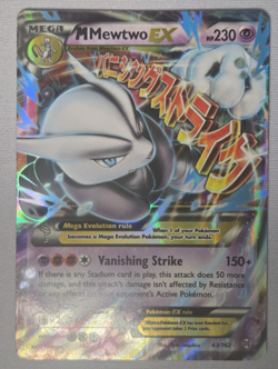 Pokemon TCG M Mewtwo EX Full Art Holo Breakthrough 63/162 Ultra Rare 2015 230 HP - Image 1