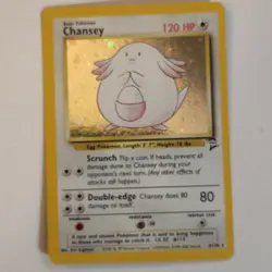 Pokemon TCG Chansey Base Set 3/102 Holo Rare Holo 120 HP English - Image 1