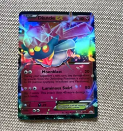 Diancie EX XY43 XY Promo Full Art Holo English 2014 140 HP Pokemon TCG - Image 1