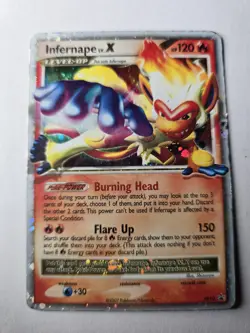 Infernape Lv.X DP10 Holo Black Star Promo Pokemon TCG Card Diamond and Pearl MP - Image 1