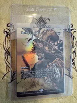 Hunter's Insight - FOIL - Borderless M MTG Marvel Universe M/NM, Spider-Man - Image 2