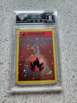 WOC POKEMON HOLO ENERGY SET 8 CARDS "ENERGIZE YOUR GAME CYCLE" POKEMON LEAGUE - Image 4