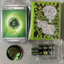 Pokemon TCG Perfect Order ETB Dice / Card Sleeves / Coin / Energy Cards - Image 1