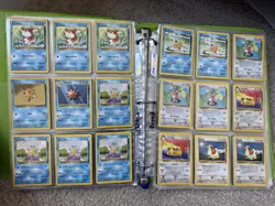 Pokemon Base Set 2 Mixed Lot 176 Cards (1999) + Energy Cards + Binder - Image 1