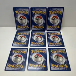 Pokemon TCG Gym Challenge Blaine’s Lot 9 Cards Growlithe Vulpix Magmar + Energy - Image 2