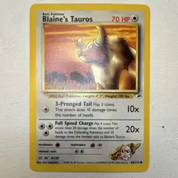 Pokemon TCG Gym Challenge Blaine’s Lot 9 Cards Growlithe Vulpix Magmar + Energy - Image 4