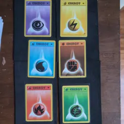 Pokemon Cards Gym Challenge Energy Full Set Complete WOTC - Image 1