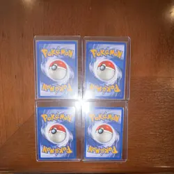 Pokemon Team Rocket Holo Set 4 Cards - Dark Weezing, Dark Arbok, Trainer, Energy - Image 2