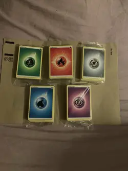 Pokemon Energy Cards Sealed 5 Packs Sealed bulk bundle joblot - Image 1