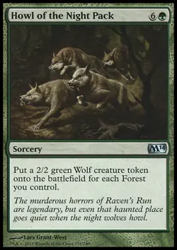 MTG Magic the Gathering Howl of the Night Pack (178/262) Magic 2014 MP - Image 1
