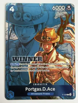 Portgas.D.Ace (Winner Pack 2026 Vol. 2) P-103 One Piece Promotion Cards Foil NM - Image 1