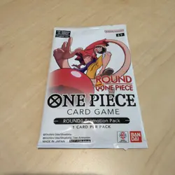 ONE PIECE Card Game ROUND1 Promotion Pack Sealed English Exclusive IN HAND - Image 1
