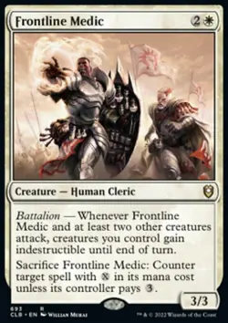 MTG Frontline Medic (693/1023) Commander Legends Battle for Baldur's Gate LP - Image 1