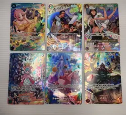 One Piece Card SP Parallel Complete Lot of 6 OP-06 Twin Champions Japanese - Image 1