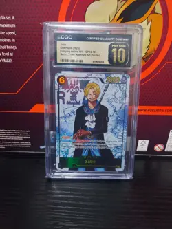 Sabo One Piece CGC PRISTINE 10 PERFECT OP13-120 SEC Parallel Alt Art ENGLISH - Image 1