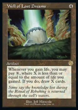 MTG Well of Lost Dreams (62/126) The Brothers' War Retro Artifacts NM - Image 1