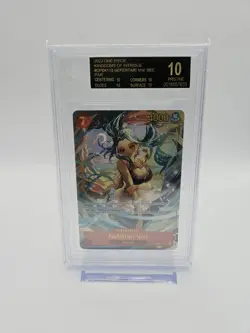 BGS 10 Black PRISTINE Nefeltari Vivi One Piece Kingdoms Of Intrigue OP04-118 PSA - Image 1